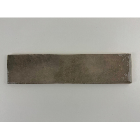 ÉCHANTILLON Terravito Mellina Carreau mural en céramique - 6x24,6cm - 8mm - Moka SW1474986