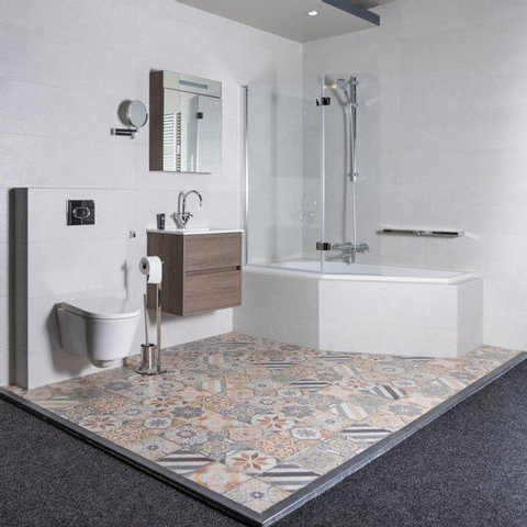 ÉCHANTILLON Ceralto Urbico Concrete Carreau décoratif 20x20cm 10mm R10 grès cérame Finca Vigia Mix SW912129