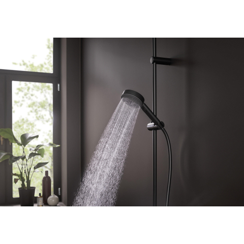 Hansgrohe Pulsify select s - handdouche 10.5cm - 3jet relaxation - ecosmart - mat zwart SW651063