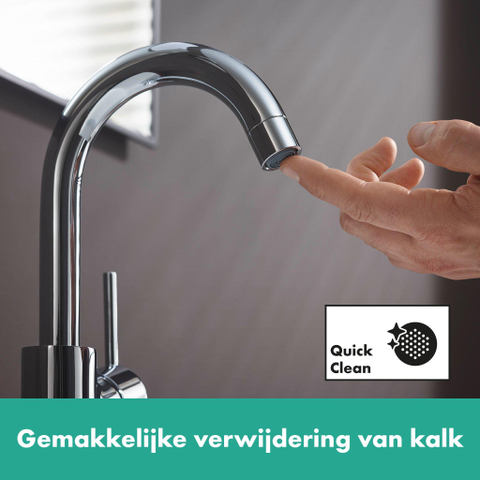 Hansgrohe Pulsify e Staaf - handdouche 100 - 1jet - ecosmart - hoogglans chroom SW918083
