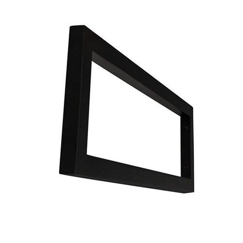 Wiesbaden mat zwarte vierkante supportbeugel 40x14 SW384991