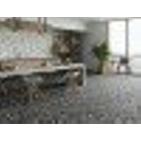 Terravito Hodoro carreau mural et de sol - 59.5x59.5cm - 9.5mm - rectifié - Terrazzo - Noir SW857381
