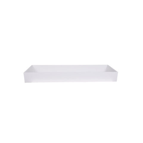 FugaFlow Eccelente Acces Nis Inbouw - 30x90x10cm - solid surface - wit mat SW1587841