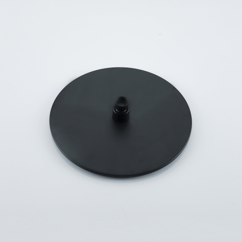 Fortifura Calvi Hoofddouche - 25cm - rond - 7mm - mat zwart SW720553