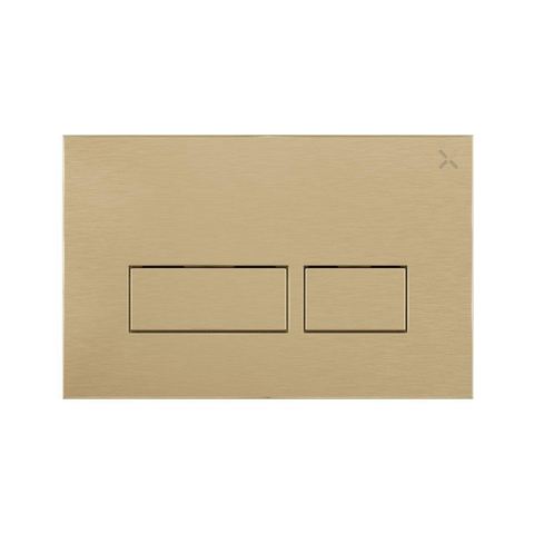Crosswater MPRO Bedieningsplaat - 23.6x15.2cm - Geborsteld messing SW927900