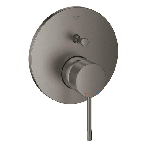 Grohe Essence badkraan - inbouw - met omstel - brushed hard graphite (antraciet) SW701637