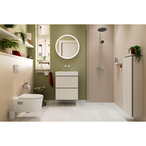 Hansgrohe Activera S - showerpipe - 240 - 1jet - ecosmart - mengkraan - hoogglans chroom SW1388018