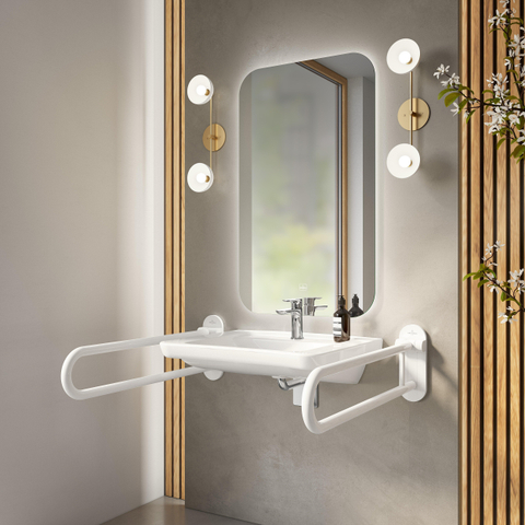 Villeroy & Boch Vicare Omnia Architectura Vita wastafel - 65x54.5cm - met kraangat - zonder overloop - White Alpine (glans wit) 0100914