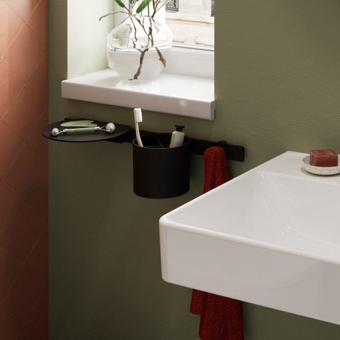 Hansgrohe WallStoris élément mural 50x3.3x1.2cm Noir mat SW651268