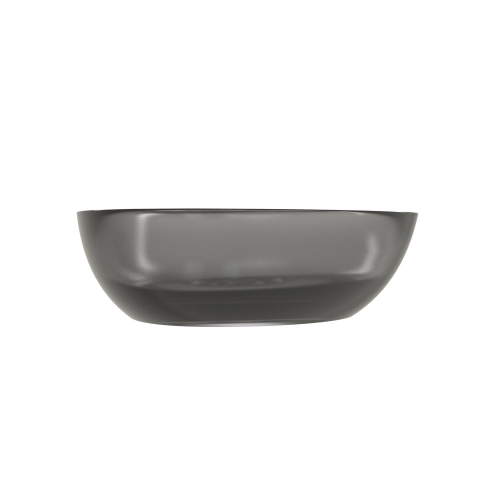 Riho Oviedo Vasque à poser - 41x41x13cm - solid surface - semi transparent - Frosted smoke SW957277