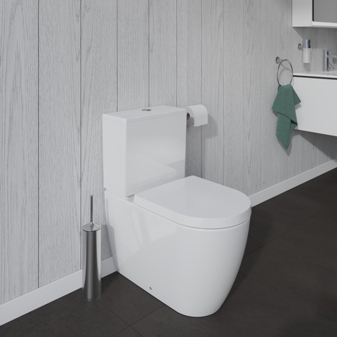 Duravit ME by Starck cuvette combinée au sol à évacuation profonde vario sans réservoir 37x65cm avec WonderGliss blanc SW84188