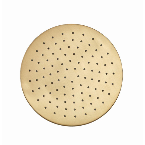 Crosswater Union Douchekop - 25cm - rond - gecoat messing geborsteld (goud) SW968285