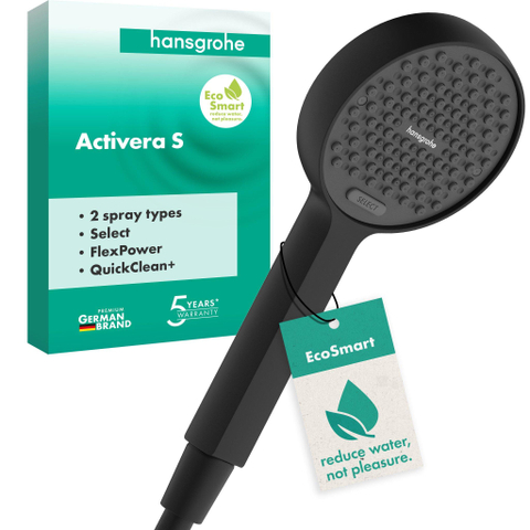 Hansgrohe Activera Select S douchette à main 95 - 2jets - EcoSmart - noir mat SW1388715
