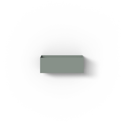 Looox Storage collection Wandbak - 30x10x10cm - matt soft green SW1444041