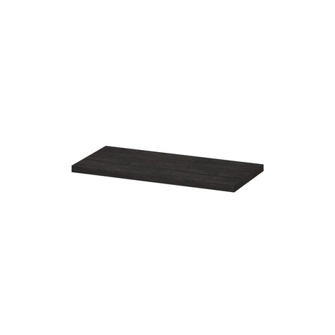 INK Topdeck Wastafelblad - 100x45x3.5cm - tbv onderkast - MFC - Houtskool eiken SW439395