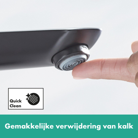 Hansgrohe Talis e 1 greeps wastafelkraan - 240 PopUp - trekwaste - mat zwart SW297635