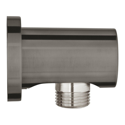 Grohe Rainshower Wandaansluitbocht - ronde rozet - brushed hard graphite (antraciet) SW98901
