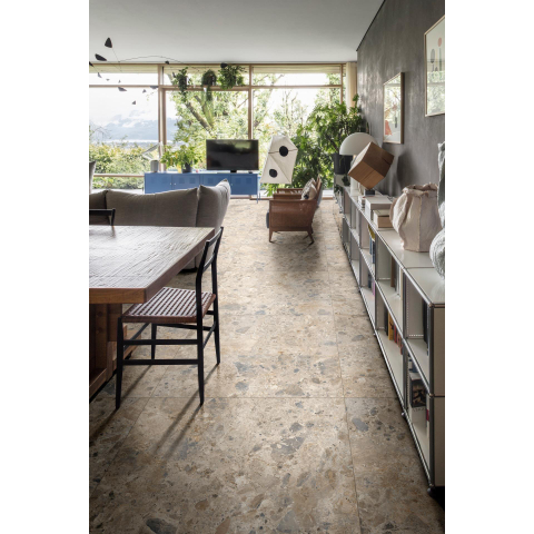Ceralto Houta Uno Carrelage de sol - 100x100cm - 8.5mm - rectifié - Multicolore SW877882