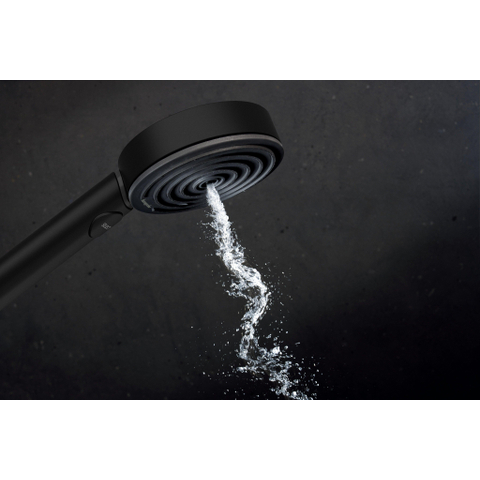 Hansgrohe Pulsify select s Douchesysteem - 105 - 3jet Relaxation - ecosmart - met Element en glijstang 65 cm - thermostaat - mat zwart SW1186277