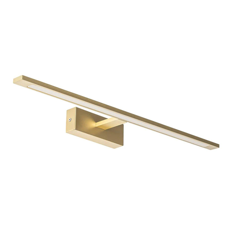 QAZQA Jerre wandlamp - 62x13.5x5.5cm - incl. LED - IP44 - messing (goud) TWEEDEKANS OUT14437