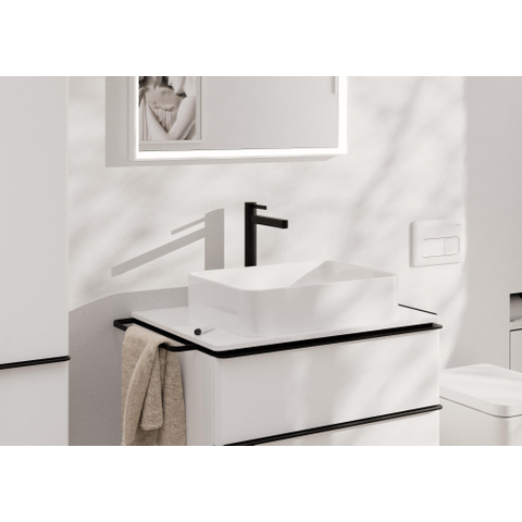 Hansgrohe Finoris 1 greeps wastafelkraan - 260 met afvoerplug - mat zwart SW651283
