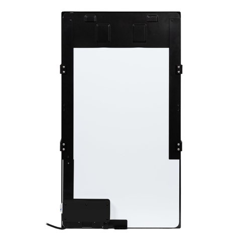 Eurom Sani 400 Comfort Panneau infrarouge salle de bains 83.5x48.1cm Wifi 400watt Verre Noir SW481879