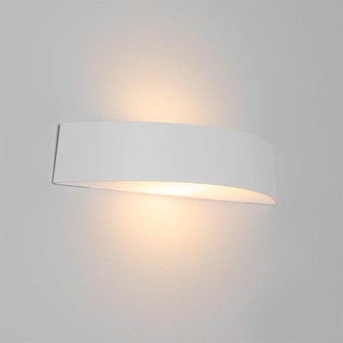 QAZQA Caz Applique murale - 1 lampe - 36cm - IP44 - Blanc SW1450880