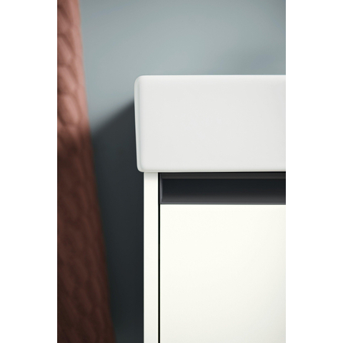 Duravit Ketho.2 Wastafelonderbouwkast - met 2 laden - 78.4x46x54.9cm - met grepen antraciet - wit mat SW772913
