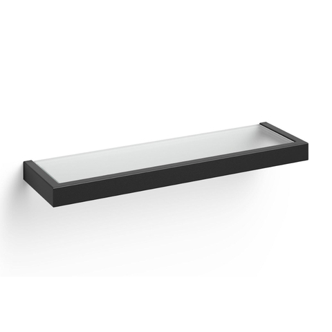 Zack LINEA Planchet - 46x13x3cm - mat glas - zwart SW538636