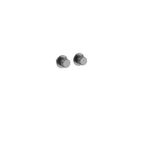 Crosswater 3ONE6 Module Douchekraan - 2 bedieningsomstelling - RVS slate gunmetal (antraciet) SW1390032