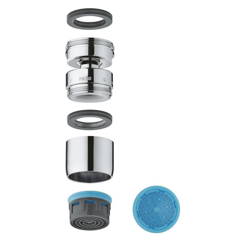 Grohe Mousseur - met gewricht - M24 - chroom 0438905