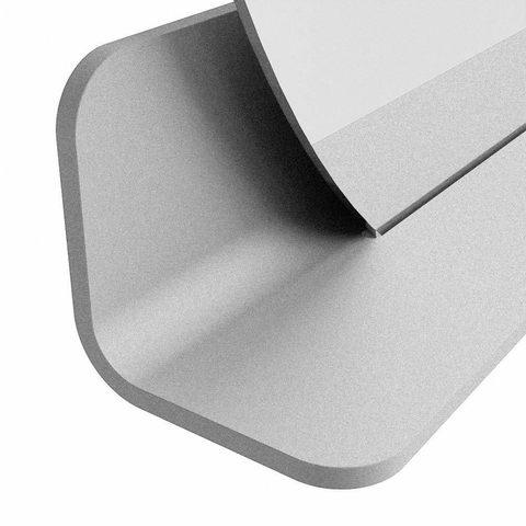 Mondiaz SPOT miroir – Ø 90 cm – avec tablette – Plata (bleu argenté) SW1235584
