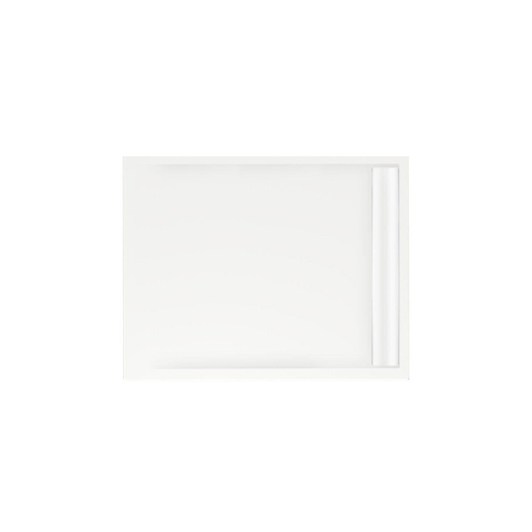 Xenz Easy Tray douchevloer - 100x80x5cm - acryl - zonder gootcover - wit SW379197