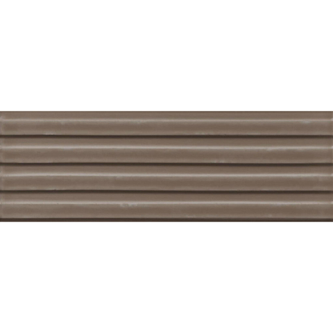ÉCHANTILLON Terravito Ornato Revêtement mural en céramique - 10x30,5cm - 8,6mm - Brun SW1412159
