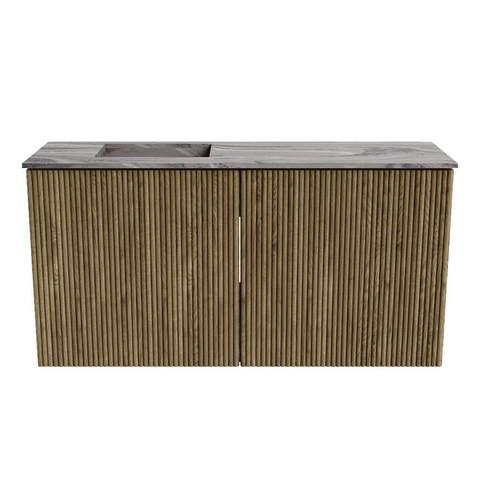Mondiaz JOYA-DLUX 80cm toiletmeubel - kleur Dusk - Wastafel FAYE positie Links Zonder kraangat kleur Sombra. SW1426144
