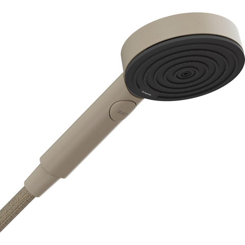 Hansgrohe Pulsify Planet Edition Staaf - handdouche 100 - 3jet - ecosmart+ - select Zand (gerecycled) Zand (gerecycled) - zand (bruin) SW918187