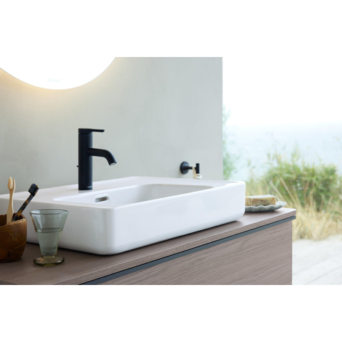 Duravit Starck T Handdoekhaak - rond - mat zwart SW297091