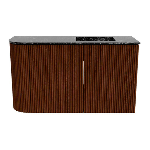 Mondiaz JOYA-DLUX 71.6cm toiletmeubel - ronding links kleur Ruby - Wastafel FAYE positie Rechts 1 kraangat kleur Lava. SW1423655