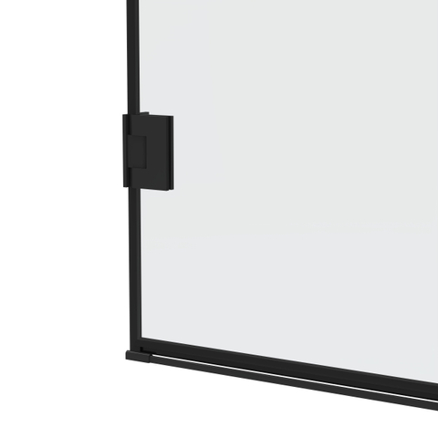 Marenza Neptune 5000 Porte de douche - 65x200cm - verre de sécurité sans profil - anti-calcaire - noir mat SW538301