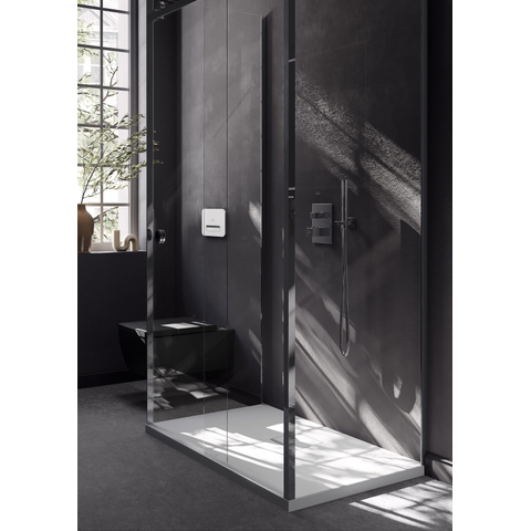 Villeroy & Boch Universal Showers regendouche arm - 212mm plafond hoekig - hoogglans chroom SW995540