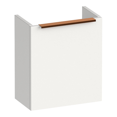 BRAUER Elevate meuble lave-mains 40 sans poignée rapportée avec 1 porte ouvrant à gauche blanc mat SW1224518