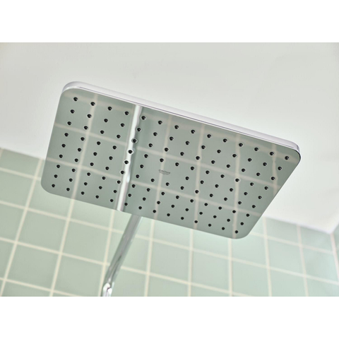 GROHE Vitalio Joy+ System 350x230 douchesysteem met thermostaatkraan - hoofddouche en handdouche - 35x23cm - chroom SW1590105