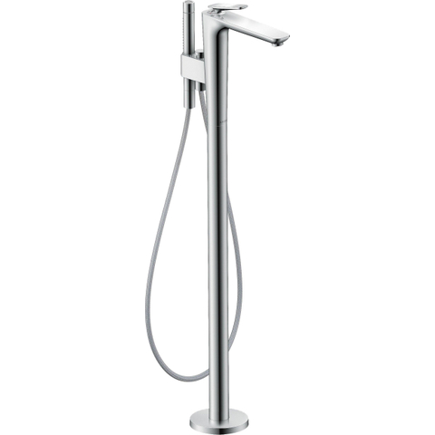 Hansgrohe Axor Citterio C afbouwdeel v. vrijstaande badkraan m. omstel m. handdouche en cubic cutvloermontage. voorsprong 19.4cm - chroom SW1164189