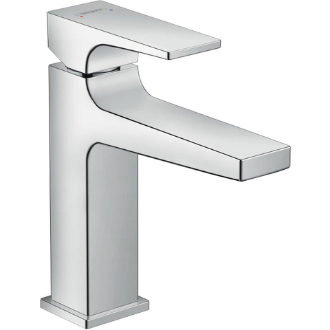 Hansgrohe Metropol 110 wastafelkraan - 18.4cm hoog - push open waste - voorsprong 13.5cm - geborsteld brons SW297565