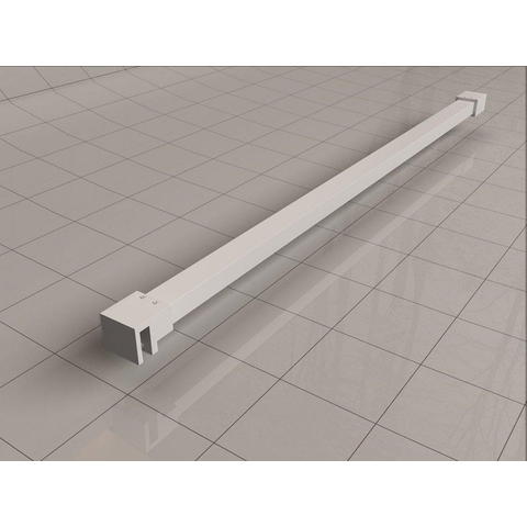 Wiesbaden Slim barre de stabilisation 120 cm mat blanc SW295930