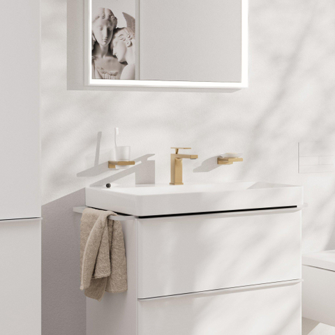 Hansgrohe Tecturis E 1 greeps wastafelkraan - 110 - coolstart - zonder waste set - geborsteld brons SW918548