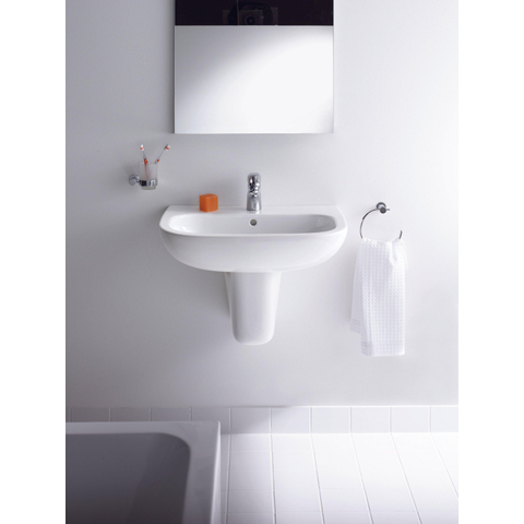 Duravit D-code Wastafel - 60x46cm - glans wit 0315102