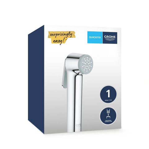 GROHE Vitalio Trigger staafhanddouche - 1 stand - chroom SW94455