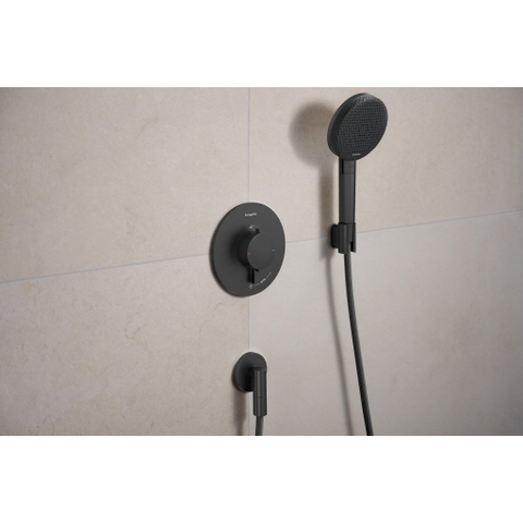 Hansgrohe Porter fine Wandhouder - zwart chroom SW1388267