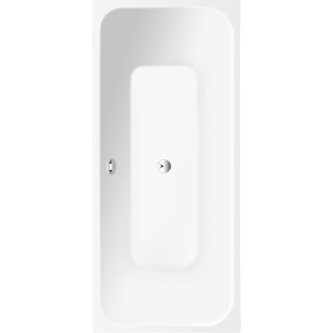 Villeroy & Boch O.novo Design O.novo Design rechthoekig bad duo - 1800x800mm - inbouw acryl middenafv - glans wit 0930450